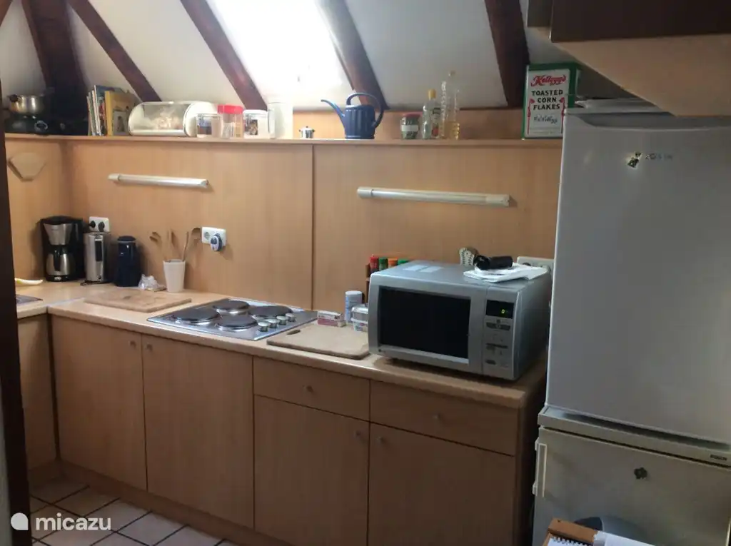 De keuken op de tussenverdieping