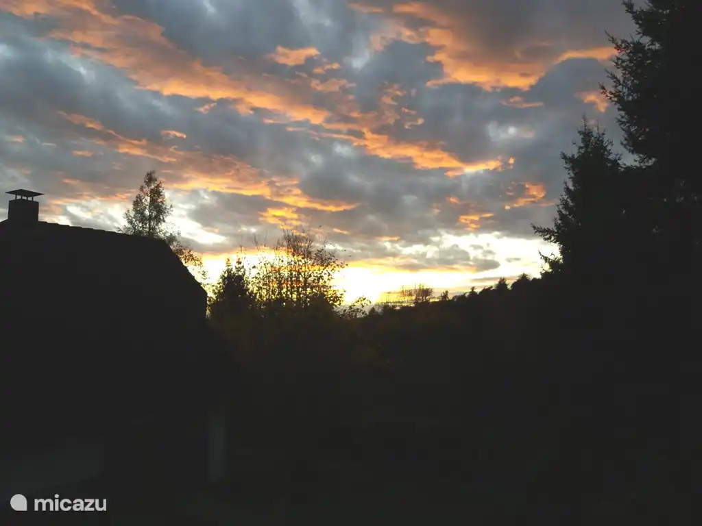 Prachtige zonsondergang