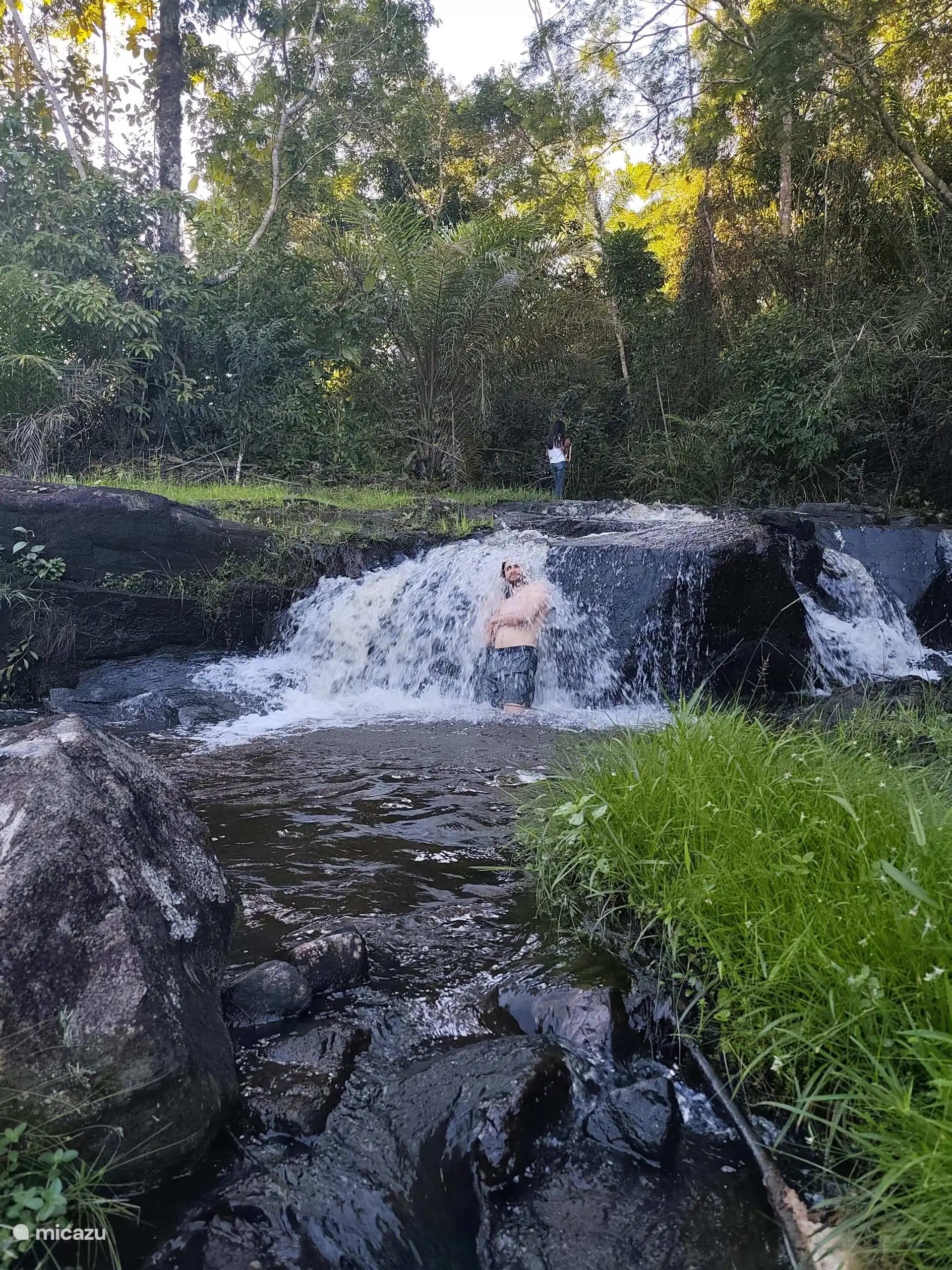 Douchen in de natuur