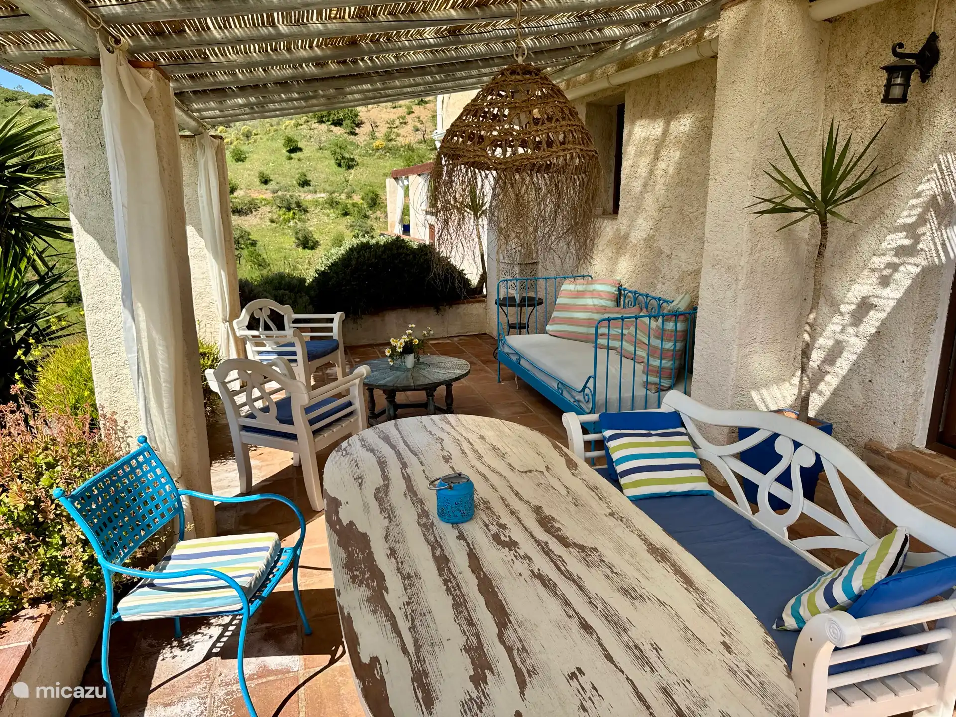 Große private Terrasse