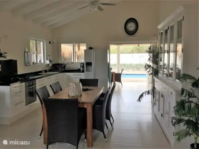 Kas Bon Bida | Curaçao, Banda Ariba (est), Caracasbaai - villa Salon et cuisine