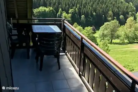 Vakantiehuis Duitsland, Sauerland, Schmallenberg appartement Ferienwohnung Markus Balkon