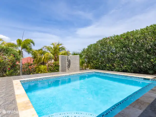 La Casa Azul *Mucha privacidad* en Curazao, Bandabou (oeste), Fontein - villa Resumen de la piscina