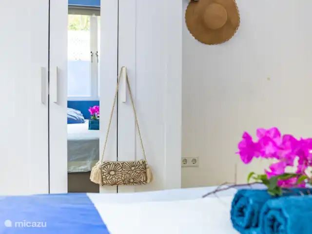 La Casa Azul *Mucha privacidad* en Curazao, Bandabou (oeste), Fontein - villa Dormitorio Principal Deco