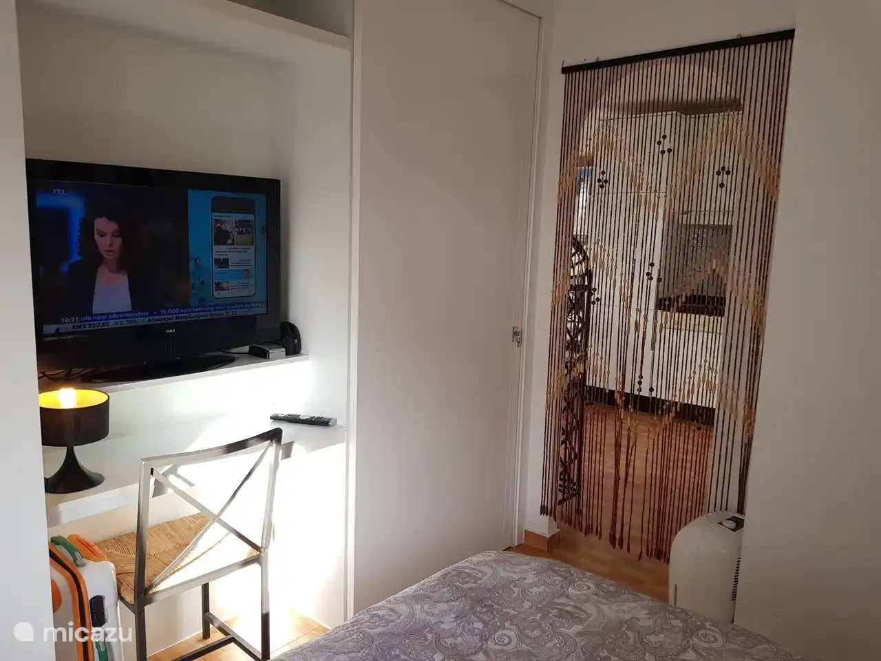 2nd TV available in the bedroom