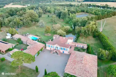Vakantiehuis Frankrijk, Tarn-et-Garonne, Vigueron gîte / cottage Escudes gite Windmill Overzicht foto