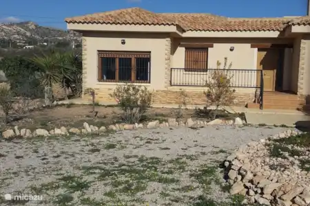 Vakantiehuis Spanje, Costa Blanca, Aspe villa Vakantiehuis Aspe Alicante Entree