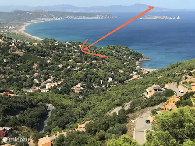 Casa Sa Riera en España, Costa Brava, Begur - villa La ubicación de nuestra Casa exactamente entre 2 hermosas playas de arena. Ambos accesibles a poca distancia, por lo que no hay problemas con el estacionamiento...