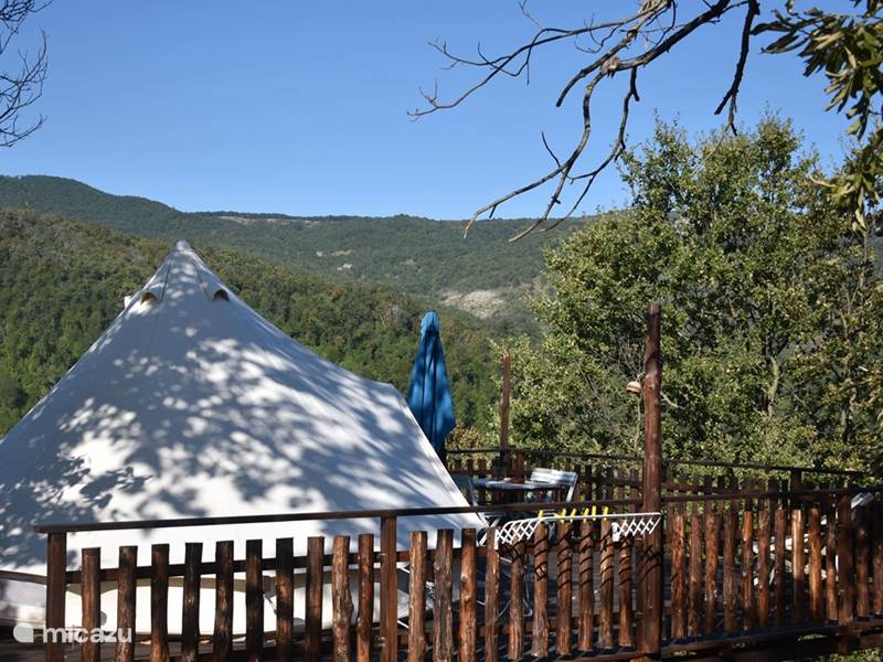 Casa vacacional Italia, Toscana, Santa Fiora Camping con glamour/Yurta/Tienda safari Podere di Maggio - Tienda glamping 5