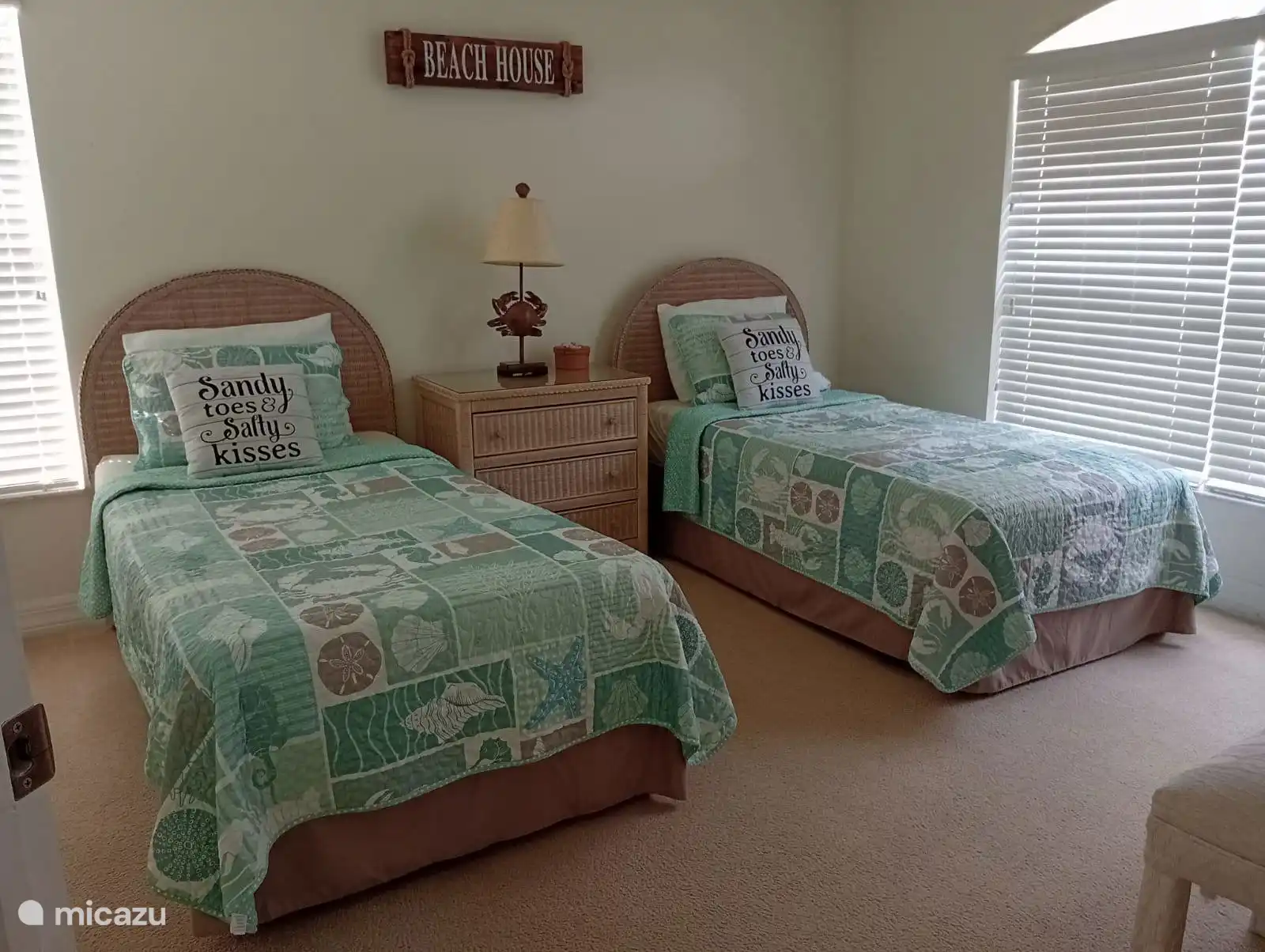 Schlafzimmer 3 mit zwei Einzelbetten