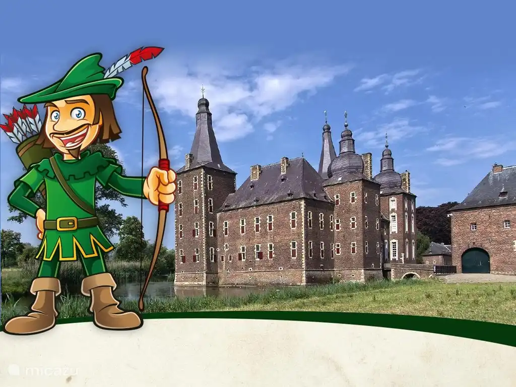 Kasteel Hoensbroek op 2 km afstand