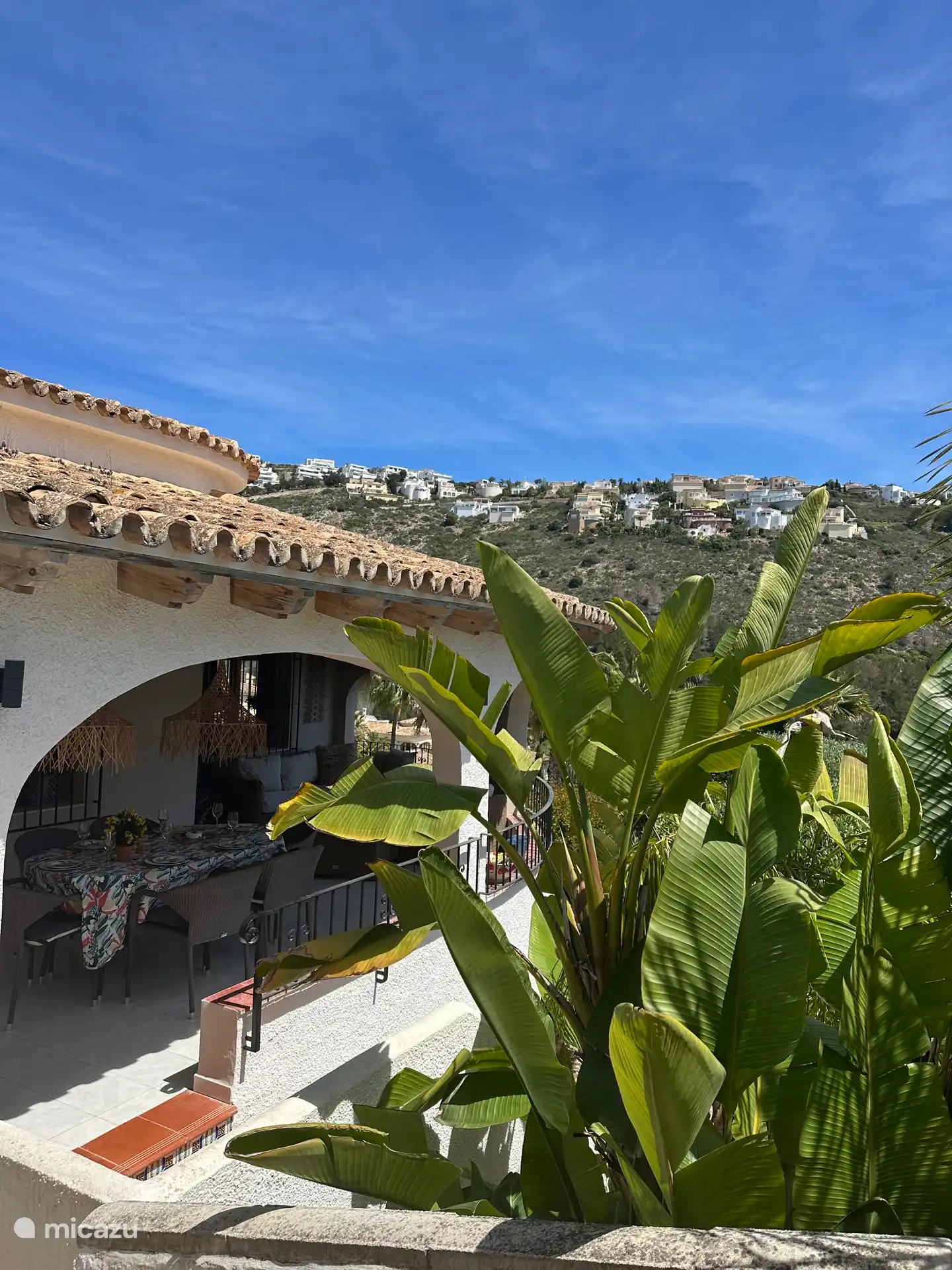 Blick auf die Veranda