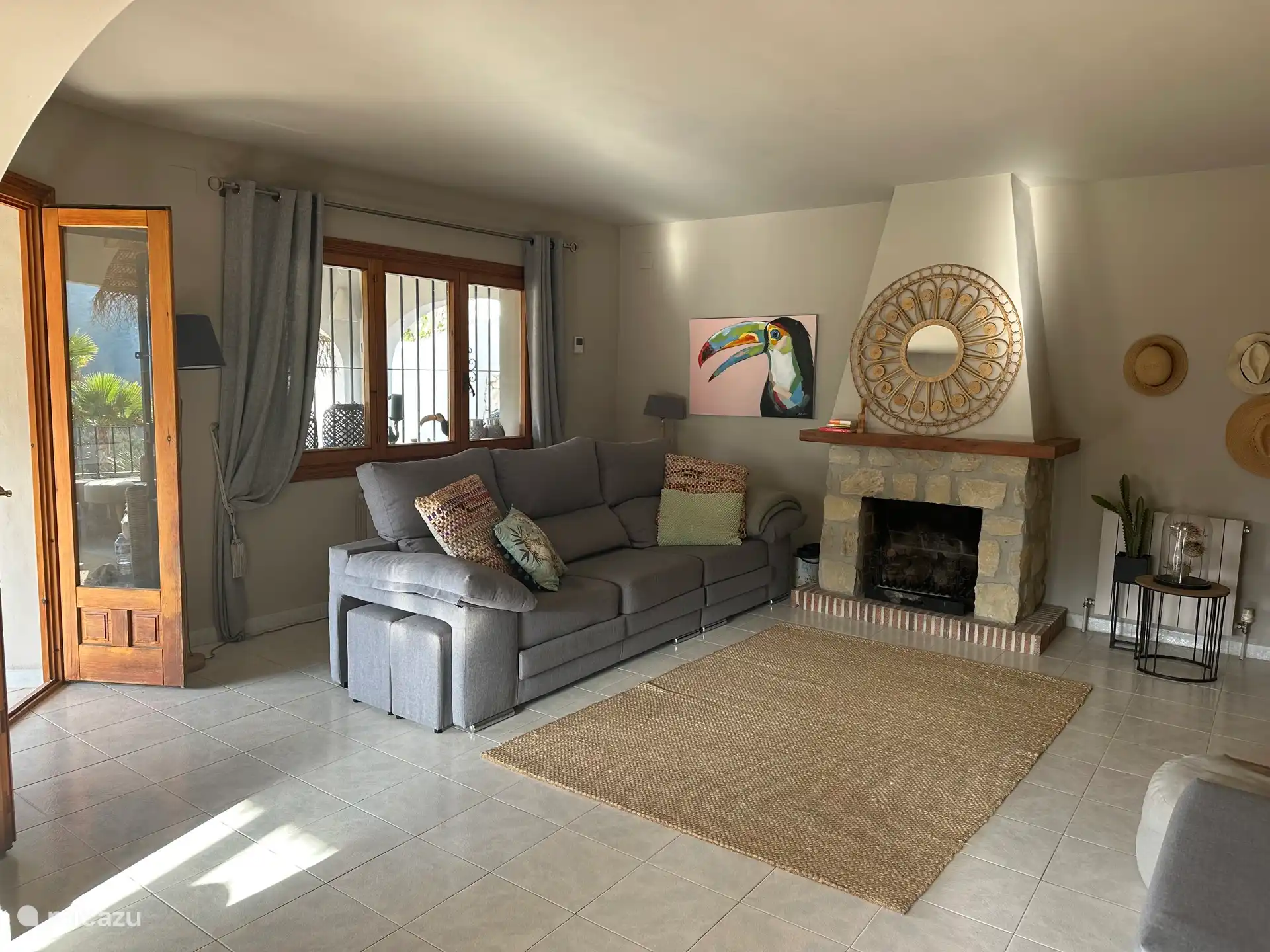 Wohnzimmereingang von der Veranda aus