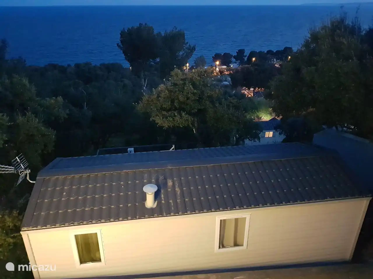 Blick über das Mobilheim