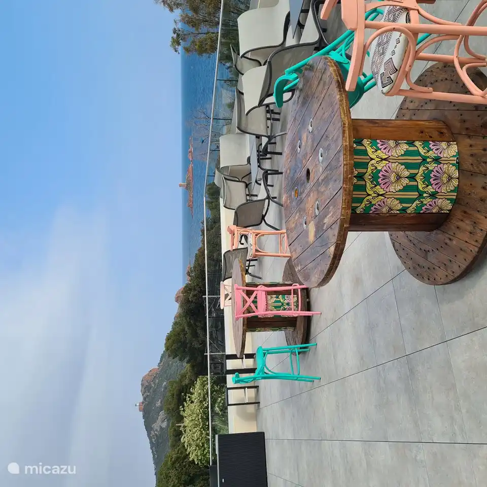 Super schöne Aussicht von der Dachterrasse