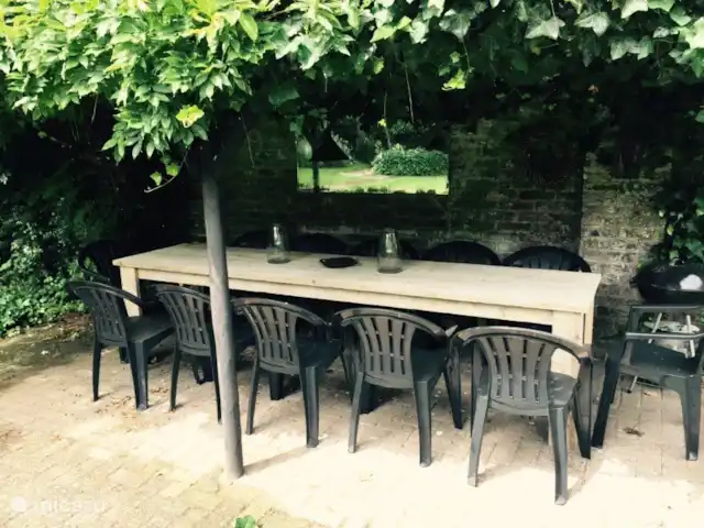 Le Hertenhoeve | Pays-Bas, Brabant-Septentrional, Reusel-De Mierden - ferme Ferme de vacances familiale Hertenhoeve Lage Mierde, 2ème terrasse couverte