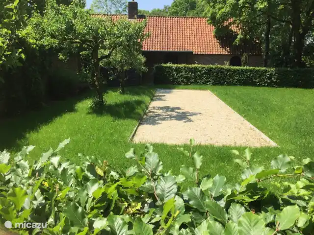 Le Hertenhoeve | Pays-Bas, Brabant-Septentrional, Reusel-De Mierden - ferme Ferme de vacances De Hertenhoeve Lage Mierde NL . Terrain de jeu de boules. Place de la Pétangue