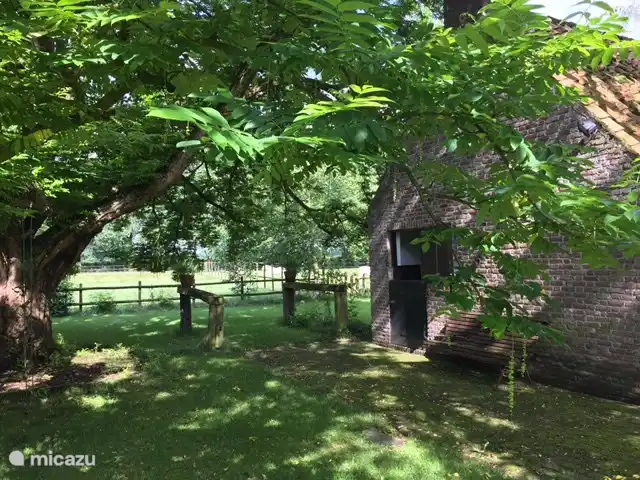 Le Hertenhoeve | Pays-Bas, Brabant-Septentrional, Reusel-De Mierden - ferme Ferme de vacances familiale 12 p. Hertenhoeve Lage Mierde NL
écurie dans le jardin