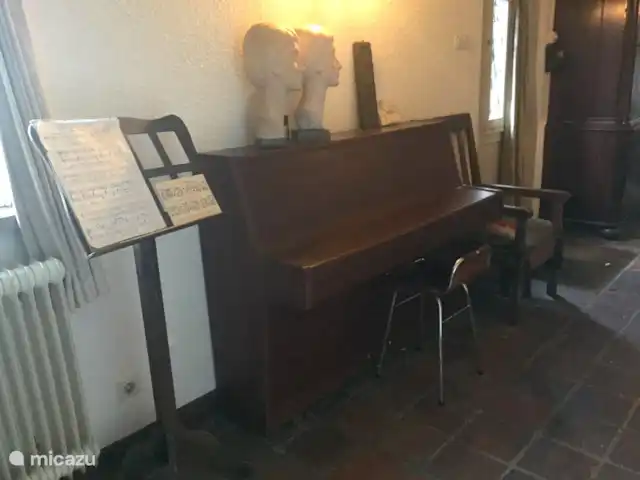 Le Hertenhoeve | Pays-Bas, Brabant-Septentrional, Reusel-De Mierden - ferme Ferme de vacances familiale 12 p. Hertenhoeve Lage Mierde NL
Salle avec piano
