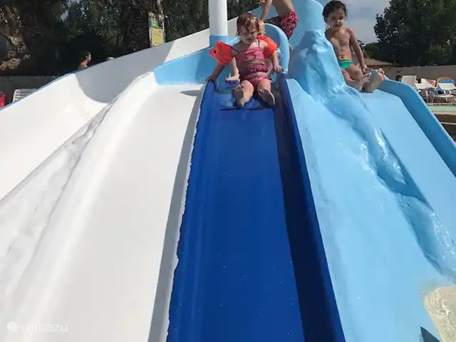 mobil home / caravana en Francia, Hérault, Cap d'Agde – Amplia casa móvil Les Sables d'Or tobogán para niños