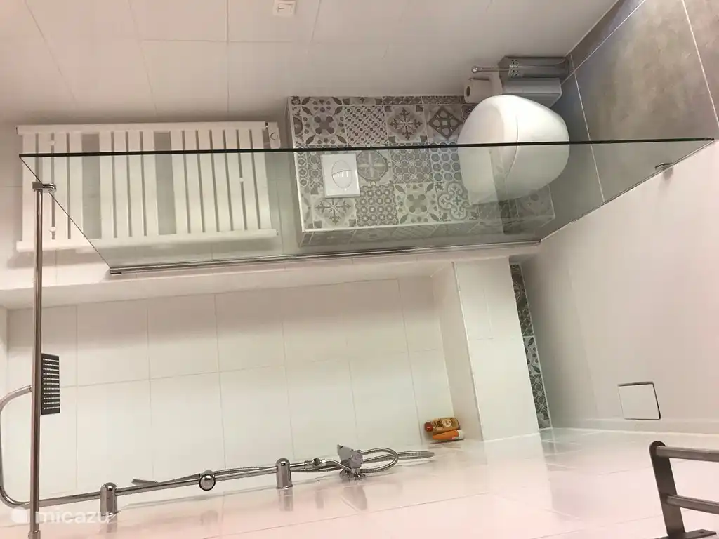 De badkamer in slaapkamer 1