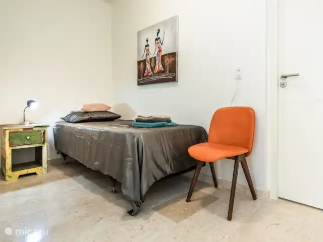Villa Trupial huren in Curaçao, Banda Abou (west), Coral Estate, Rif St.Marie - villa Een persoons bed in nissen in slaapkamer 3 en 4