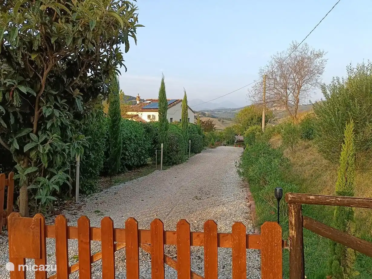 vue depuis l'entrée de la casa