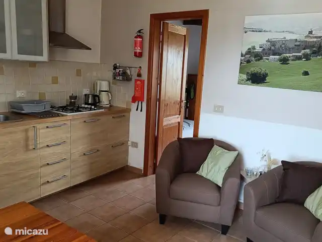 Casa dei sogni d'oro - App Nidastore | Italie, Marche, Arcevia - appartement séjour avec cuisine