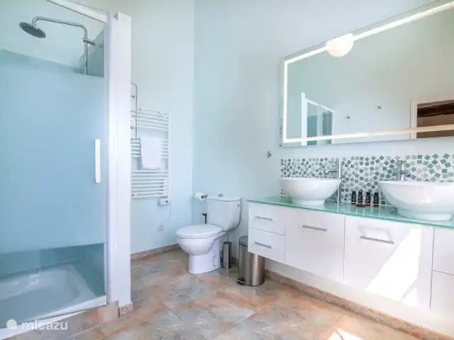 Chateau Gites Escudes en Francia, Tarn-et-Garonne, Vigueron - casa de campo / castillo baño 4º Suite