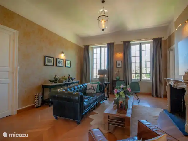 Chateau Gites Escudes en Francia, Tarn-et-Garonne, Vigueron - casa de campo / castillo Salón