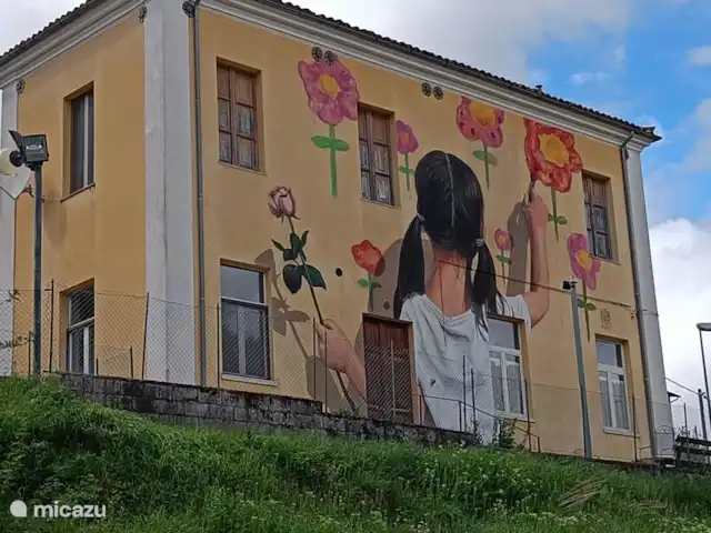 Casa dei sogni d'oro-app. Palazzo | Italie, Marche, Arcevia - appartement Peintures murales