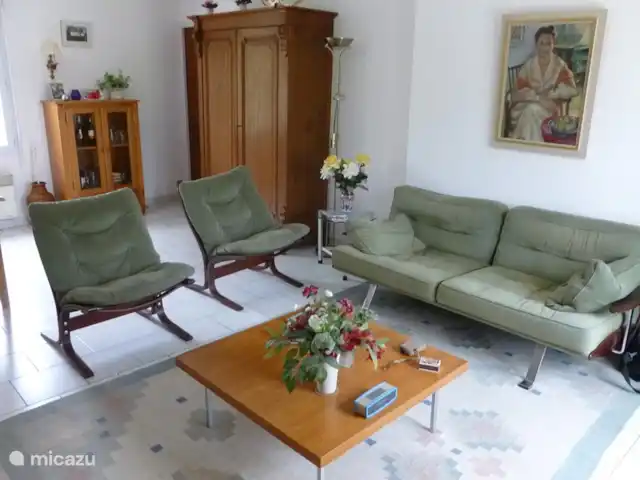 Wajut en Francia, Dordoña, Saint-Julien-De-Lampon - casa vacacional La sala de estar