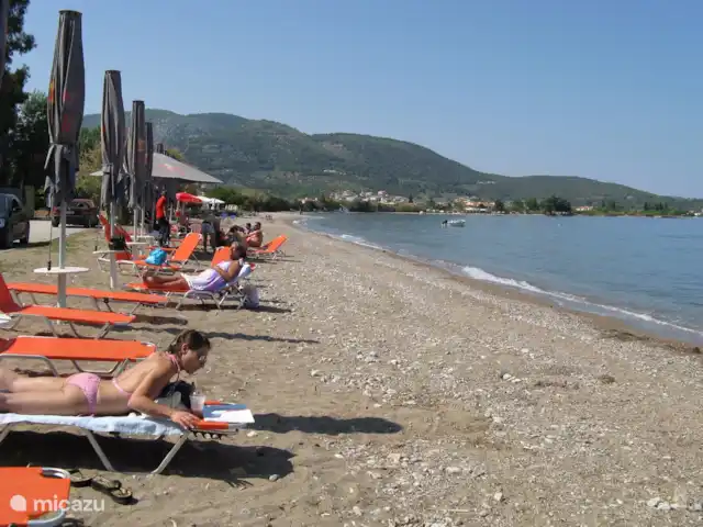 Grèce divine - App. Haut de page | Grèce, Péloponnèse, Archaia Epidavros - maison de vacances lits de plage à profusion sur la plage de Yalassi