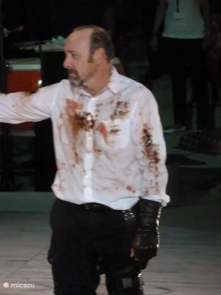 Acteur dans le théâtre antique d'Epidaure