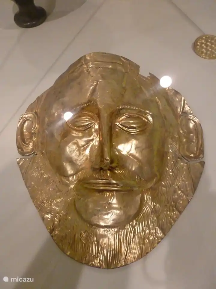 Le masque d'Achamemnon (Mycènes)