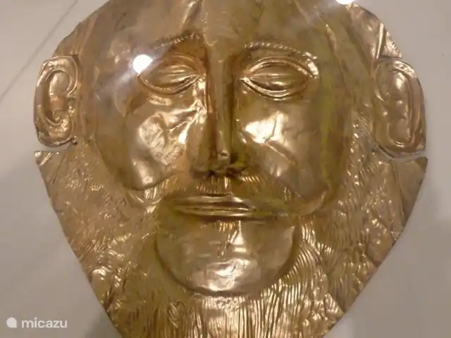 Grèce divine - App. Haut de page | Grèce, Péloponnèse, Archaia Epidavros - maison de vacances Le masque d'Achamemnon (Mycènes)