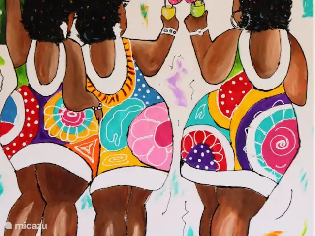 Maison de Chibi | Curaçao, Banda Abou (ouest), Fontein - maison de vacances Peinture