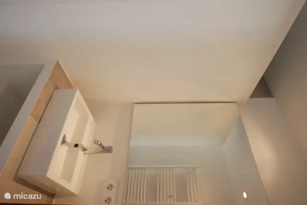 bathroom 1 downstairs shower and sink and separate toilet