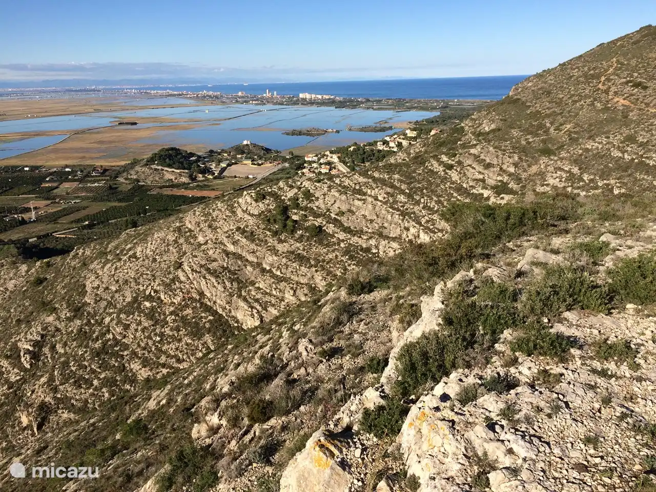 Hiking trail Cullera, with a view of Albufera Natural Park