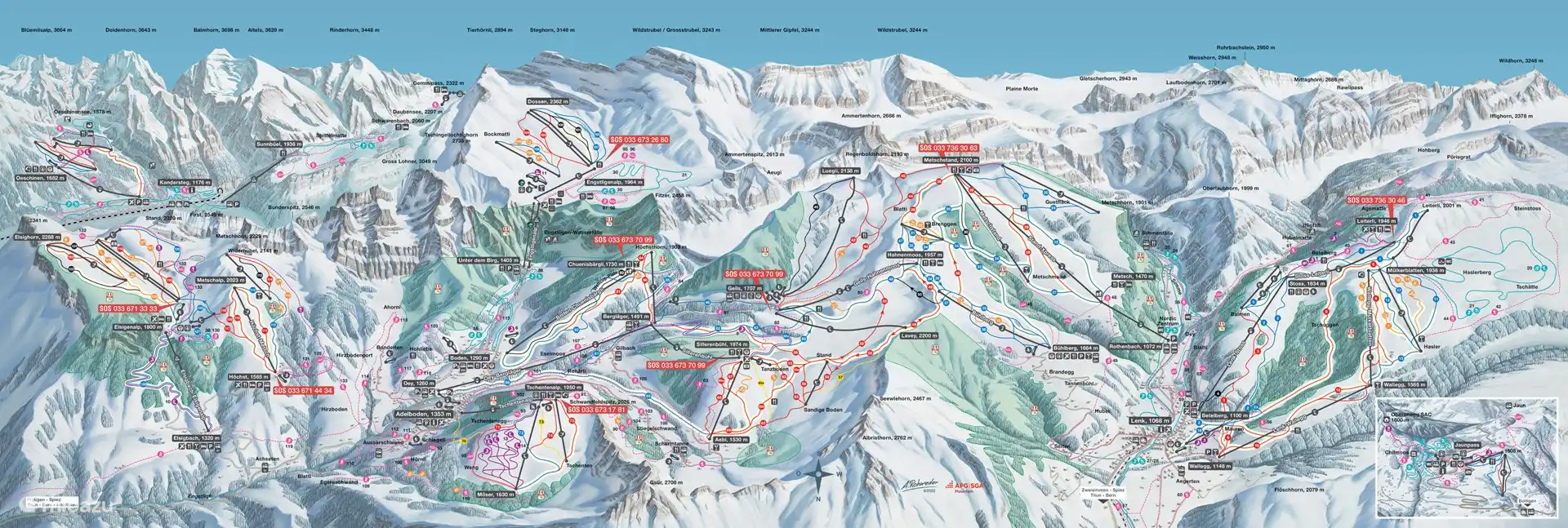 Domaine skiable Adelboden-Lenk