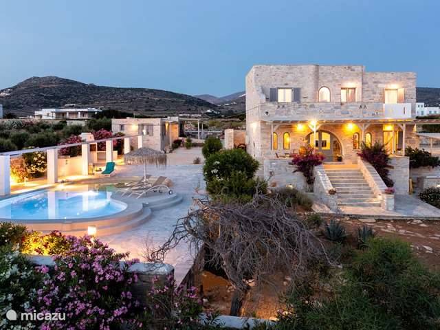 Holiday home in Greece, Cyclades, Paros - bungalow Aegean sea shell