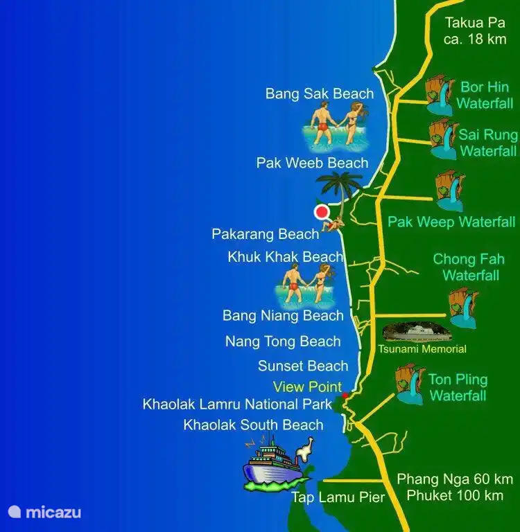 Entdecken Sie verschiedene Strände und Wasserfälle