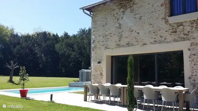 Privé-tuin binnen het grotere kasteeldomein