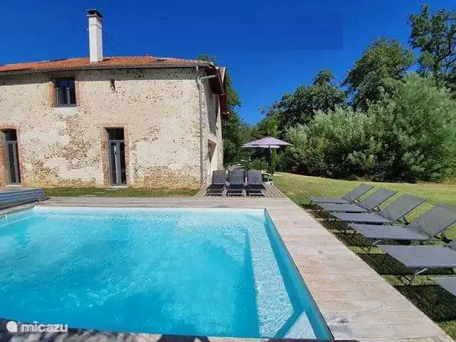 Achterkant van de vakantiewoning