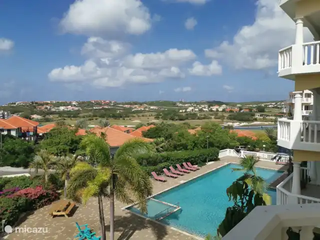 Apartamento Blue Bay con vistas al mar en Curazao, Curazao Centro, Blue Bay - apartamento vista desde el balcón