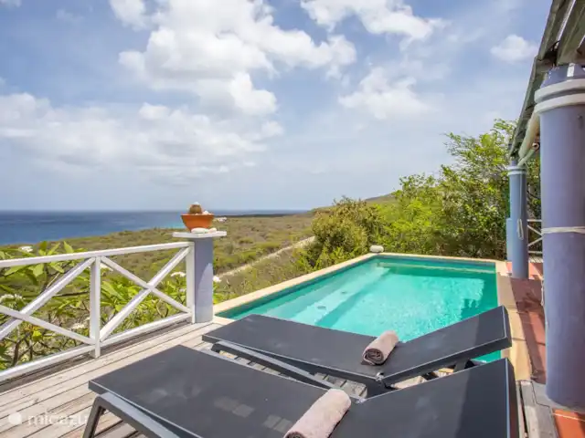 Villa Coral Breeze huren in Curaçao, Banda Abou (west), Coral Estate, Rif St.Marie - villa Zwembad met vol zeezicht