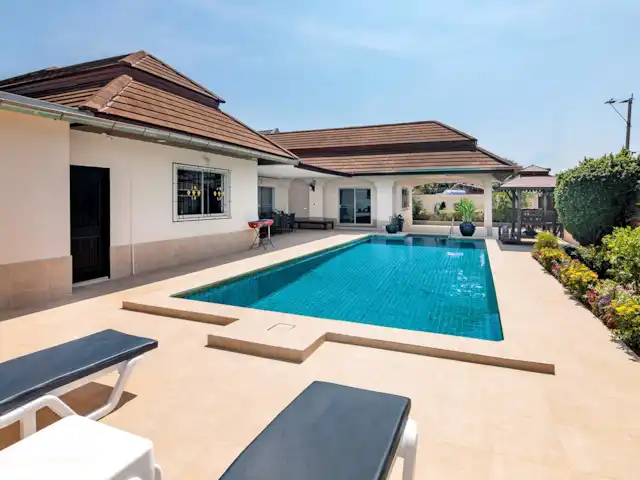 Villa Bos vlak aan het strand huren in Thailand, Oostelijke Golfkust, Pattaya - villa