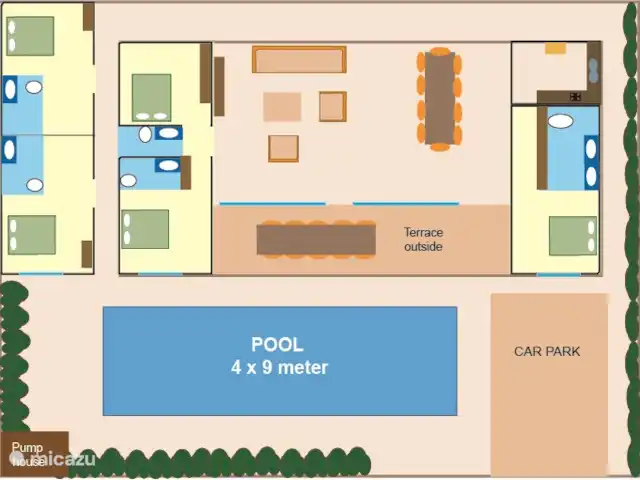 Villa Bos vlak aan het strand huren in Thailand, Oostelijke Golfkust, Pattaya - villa