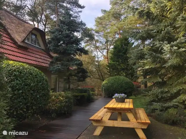 Maison Beerse | Pays-Bas, Overijssel, Beerze - maison de vacances Jardin magnifiquement paysagé avec plusieurs terrasses.