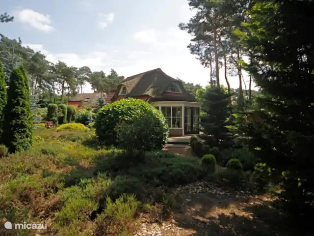 Maison Beerse | Pays-Bas, Overijssel, Beerze - maison de vacances Le jardin de la maison borde la forêt.